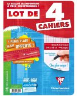 CLAIREFONTAINE Cahier 96 pages - Grands carreaux - 240 x 320 mm (Fournitures scolaires) image