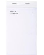 Bloc MAITRE D'HOTEL Autocopiant Dupli Blanc/Jaune 150 x 80 mm PRONAPPE 1975