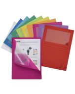 Lot de 100 Chemises à fenêtre - Assortiment de couleurs EXACOMPTA Forever Modèle