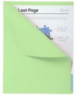 Lot de 100 Chemises A4 à bord décalé - Vert EXACOMPTA Forever 180 Visuel