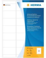 Étiquettes Adresses blanches - 67 x 38 mm HERMA 4431