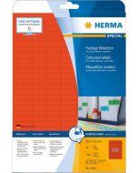 4244 HERMA  Étiquettes adhésives - Multi-usages - 25,4 x 10,0 mm. - Rouge