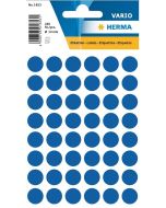 HERMA 1853 : Lot de 240 étiquettes adhésives rondes - 13,0 mm - Bleu foncé