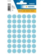 HERMA : Lot de 240 étiquettes adhésives rondes - 13,0 mm - Bleu