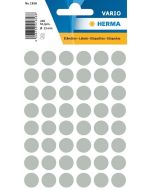 HERMA 1858 : Lot de 240 étiquettes adhésives rondes - 13 ,0 mm - Gris