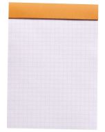 Photo Bloc-notes quadrillé - Couverture Orange - 105 x 148 mm A6 RHODIA N°13 Fermé