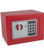 Mini Coffre-fort Serrure à code - 6 L - Rouge PAVO