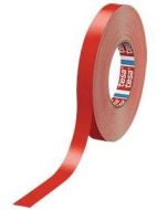 Photo TESA : Ruban adhésif rouge en vinyle - 19 mm x 50 m (Rouleau)