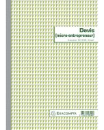 13148E Auto-entrepreneur : Devis - Carnet autocopiant Dupli - 210 x 297 mm