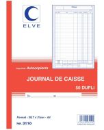 Photo Carnet de caisse autocopiant Dupli - 297 x 210 mm ELVE