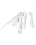 Photo Cure-dent en bois - 66 mm - Emballage individuel NATURE STAR