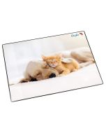 Photo Sous-mains de bureau - 400 x 530 mm - Chien et chat LAUFER