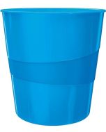 Photo Corbeille à papier 15 litres - Bleu LEITZ WOW 5278-10-36 Déchets 