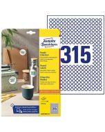 Photo Étiquettes adhésives amovibles - Diamètre 10 mm - Blanc AVERY