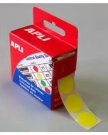 Photo Pastilles adhésives 15 mm - Jaune AGIPA 115013 Etiquettes