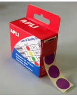 Photo Pastilles adhésives 15 mm - Violet AGIPA 115009 Etiquettes