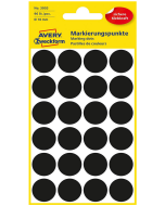 Photo Pastilles adhésives - 18 mm - Noir AVERY