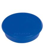 Photo Lot de 10 Aimants ronds - 24 mm - Bleu : FRANKEN