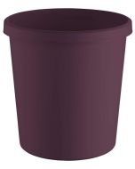 HELIT  : Corbeille à papier 18 litres - Jaune poubelle H2360018