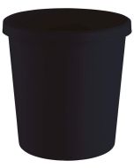 HELIT  : Corbeille à papier 18 litres - Jaune poubelle H2360018