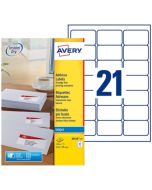 Photo Étiquettes - 63,5 x 38,1 mm - Jet d'encre - Blanc AVERY