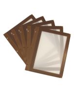 Photo Insert pour Protège-menus A4 - Marron SECURIT Wood Image