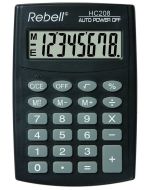 Photo Calculatrice de poche - 8 chiffres REBELL HC 208
