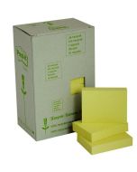 POST-IT Bloc notes adhésives recyclables - Jaune - 38 x 51 mm Image