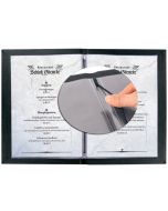 Chemise pour menu A4 en plastique - Noir SIGEL Modèle