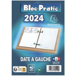 Recharge pour Bloc Ephéméride 2024 - Date à droite EXACOMPTA 31101E