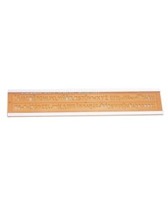 Trace-Lettres 3,5 mm - Plastique Orange transparent MINERVA