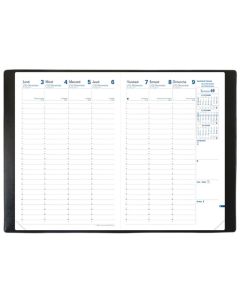 Agenda de bureau 2025 avec répertoire - 160 x 240 mm QUO VADIS H24/24