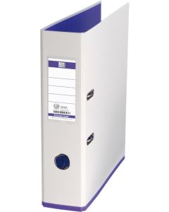 Photo OXFORD : Classeur à levier - Dos 80 mm - MyColour - Blanc/Violet 100081030