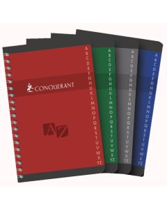 Répertoire AZ quadrillé - 110 x 170 mm CONQUERANT image couleurs