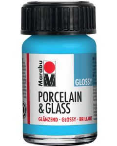 Peinture Blanche brillante - 15 ml - MARABU Porcelain et Glass Glossy