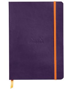 Carnet de Notes RHODIARAMA - Pages quadrillées A5 - Couleur Aubergine RHODIA