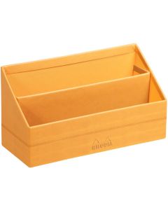 Porte-courrier 2 compartiments - Orange RHODIA