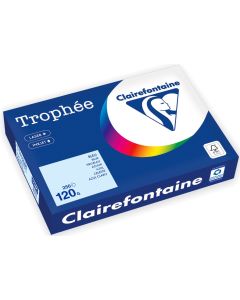 Ramette de papier de 250 feuilles A4 120g - Bleu : CLAIREFONTAINE Trophée Image
