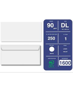 Enveloppes avec fenêtre C5 - 162 x 229 mm GPV