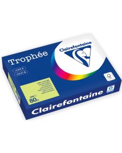 Ramette de papier Trophée de 500 feuilles A4 - Vert nature : CLAIREFONTAINE Visuel