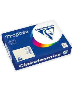 Ramette de papier Trophée de 500 feuilles A4 - Gris Perle : CLAIREFONTAINE Image