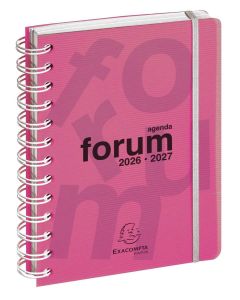 Agenda Scolaire 2025/2026 - Rose Forum Linicolor EXACOMPTA