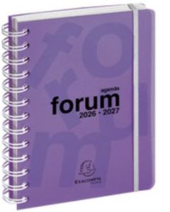 Agenda Scolaire 2026/2027 - Violet Forum Linicolor EXACOMPTA image couverture
