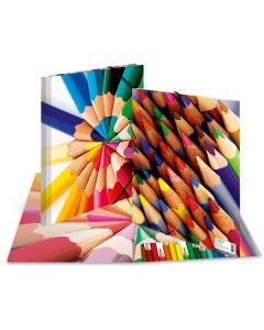 Chemise à élastiques A4 - Motif Crayons : HERMA image