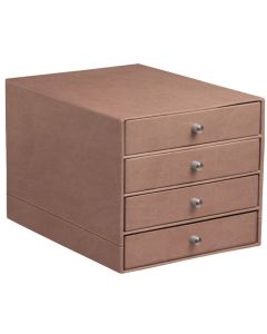 Module de classement 4 tiroirs - Simili-cuir Noir RHODIA