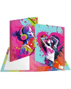 Chemise à élastiques A4 - Prairie pour abeilles HERMA École Maternelle