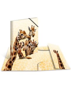 Chemise à élastiques A4 Motif Girafes : HERMA image