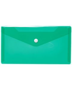 Pochette enveloppe DL à bouton-pression - Transparente HERMA