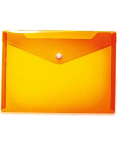Pochette enveloppe A4 à bouton-pression - Violette Transparente HERMA