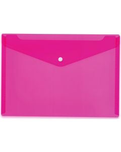 Pochette enveloppe DL à bouton-pression - Transparente HERMA